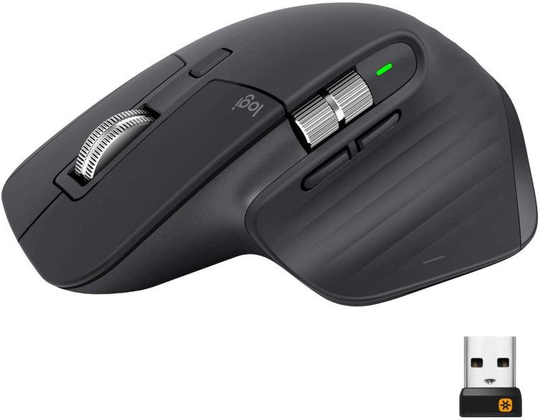 Mx Master 3 Adva. Wrls Mouse - Graph 2.4ghz/bt N/a Emea Mr0077 In