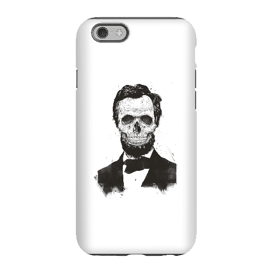 Balazs Solti Suited And Booted Skull Phone Case for iPhone and Android - iPhone 6S - Tough Case - Gloss