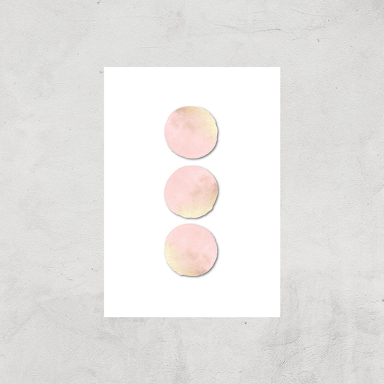 Three Moons Art Print - A4 - Print Only