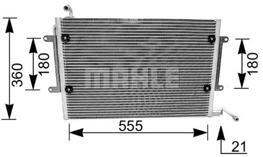 Condenser Air Conditioning 8FC351036-081 by BEHR
