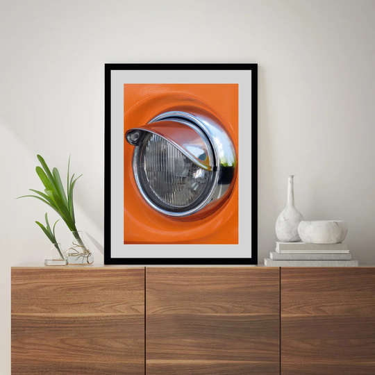 'Car Headlight' Framed Graphic Art