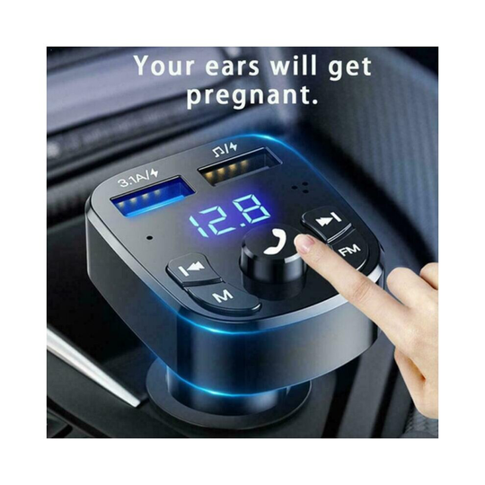 Wireless Bluetooth FM Transmitter Car MP3 Charger Hands-free Charger