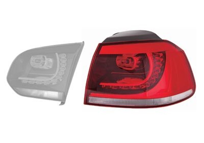 Combination Tail Light 5765926 Van Wezel 5765926