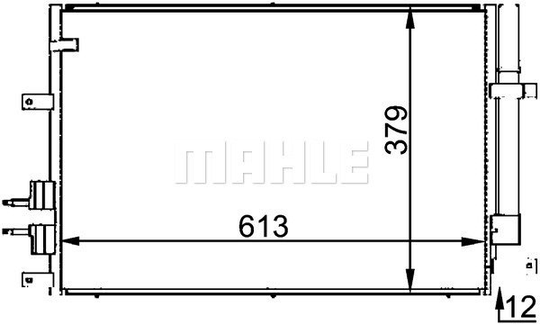 Condenser Air Conditioning 8FC351318-391 by BEHR