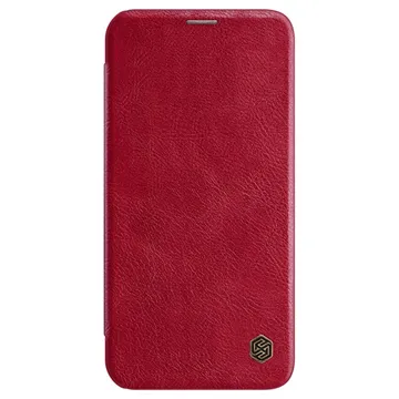 Nillkin Qin iPhone 12/12 Pro Flip Case - (Open Box - Excellent) - Red