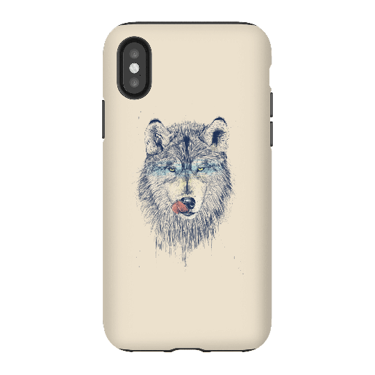 Balazs Solti Wolf Eyes Phone Case for iPhone and Android - iPhone X - Tough Case - Matte