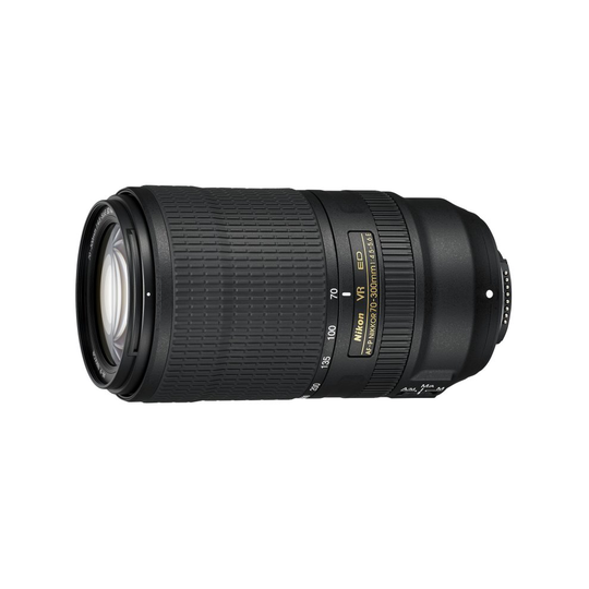 Nikon AF-P Nikkor 70-300 mm f/4.5-5.6E ED VR Lens - Black