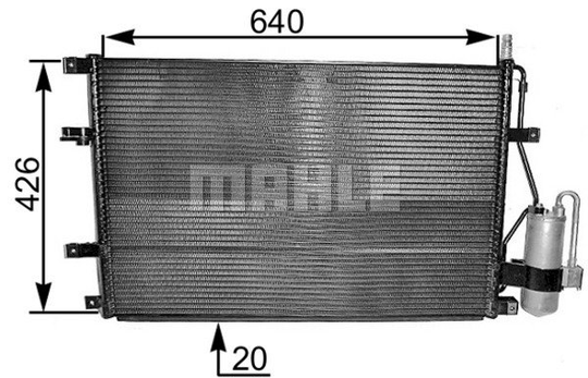 Condenser Air Conditioning 8FC351037-641 by BEHR