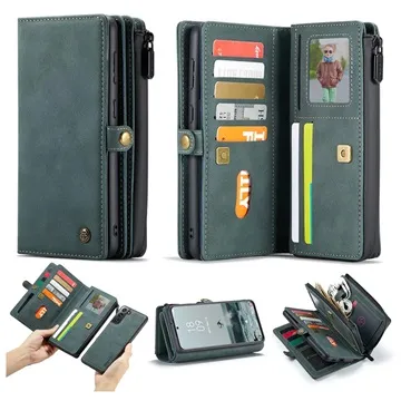 Caseme 2-in-1 Multifunctional Samsung Galaxy S21 FE 5G Wallet Case - Green