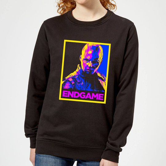 Avengers Endgame Nebula Poster Women's Sweatshirt - Black - L - Black