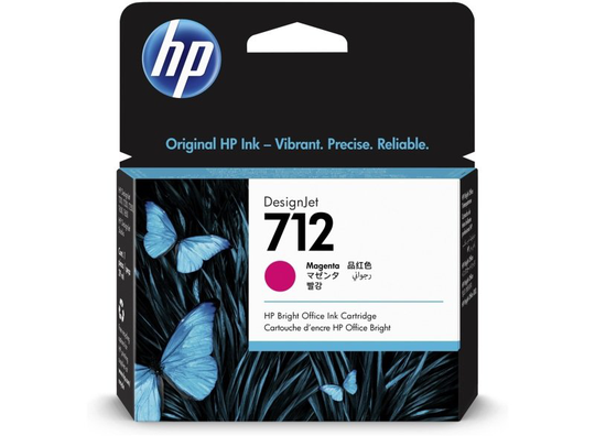 HP 712 29-ml Magenta DesignJet Ink Cartridge