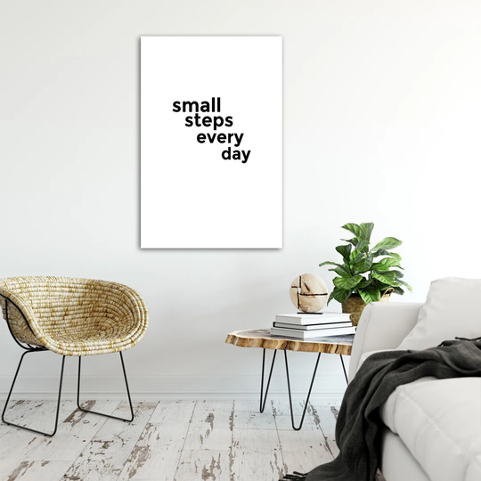 Poster, Small Steps