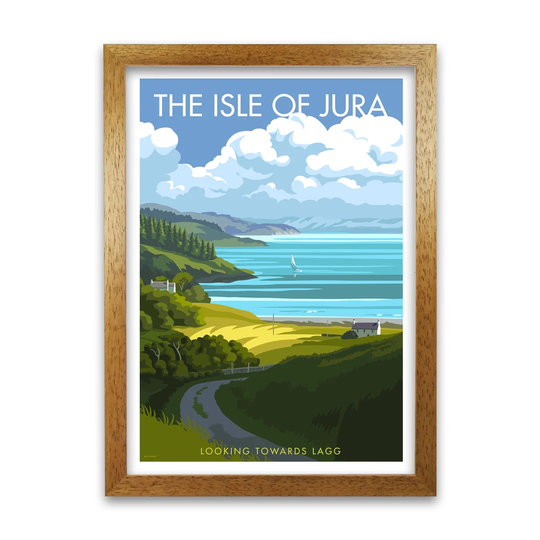 'Isle of Jura Lagg' Graphict Art