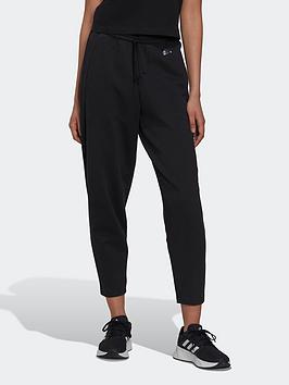 adidas Tracksuit Bottoms, Black, Size M, Women