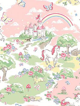 Cath Kidston Cath Kidson Unicorn Kingdom Wallpaper
