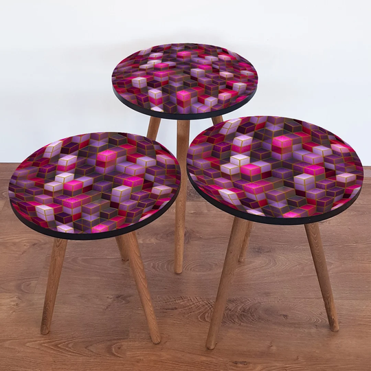 Debrah 3 Piece Nest of Tables
