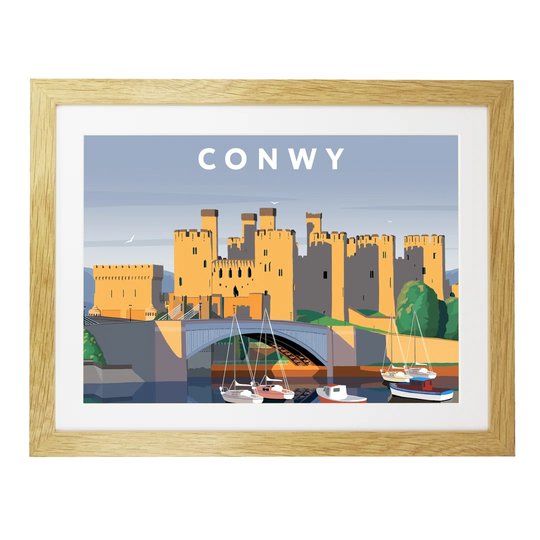'Conwy' by Richard O'Neil Graphic Art