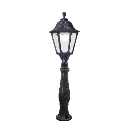 Ebling Black 1 -Light 120Cm H Hardwired Lamp Post