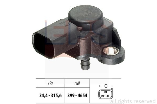 Air Pressure Sensor, height adaptation 1.993.165 EPS Facet 1993165