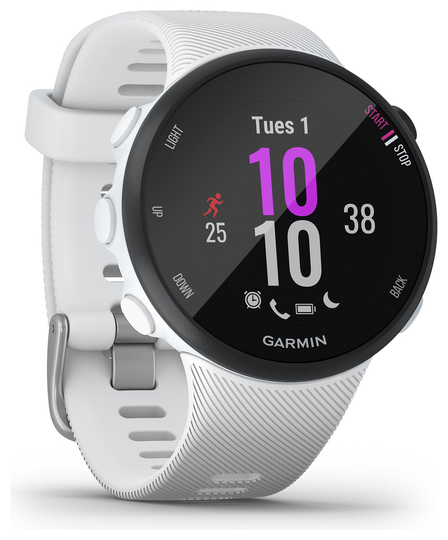 Garmin Forerunner 45S Running Watch - White