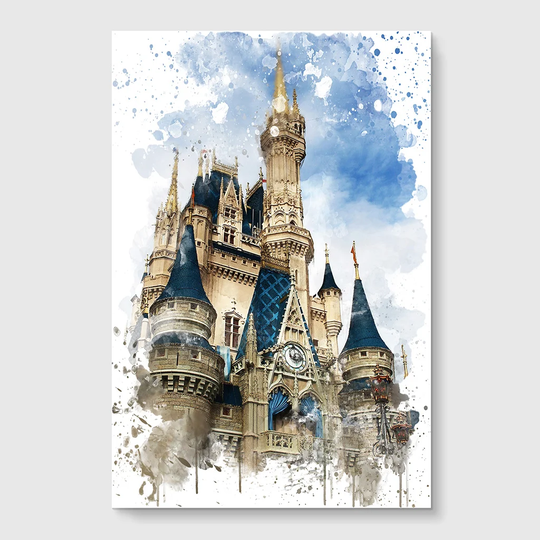 'Magic Kingdom Florida Orlando USA' Graphic Art Print Poster