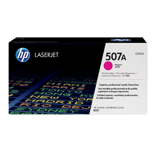 HP 507A Magenta Original LaserJet Toner Cartridge