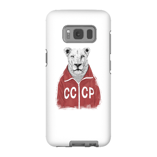 Balazs Solti CCCP Lion Phone Case for iPhone and Android - Samsung S8 - Tough Case - Matte