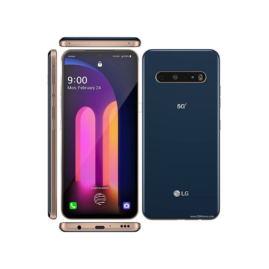 (Unlocked, Classy Blue) LG V60 ThinQ 5G UW Nano Sim | 128GB | 8GB RAM