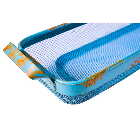 NETWORK - TURQUOISE METAL OBJECT HOLDER