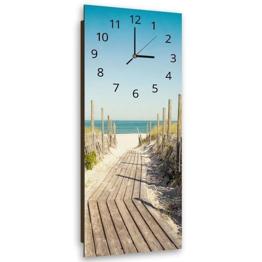 Road to the Beach 3 Silent Wall Clock