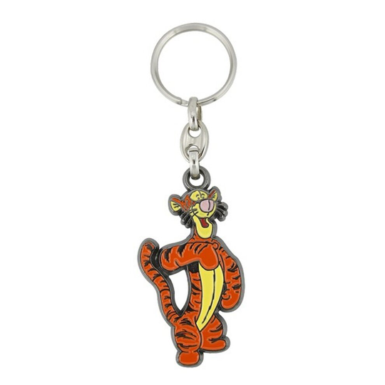 Disney Winnie The Pooh - Tigger Enamelled Licensed Keychain-Keyring