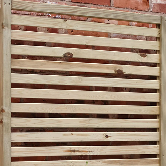 Rowlinson Garden Creations Horizontal Slat Screens Pack of 2