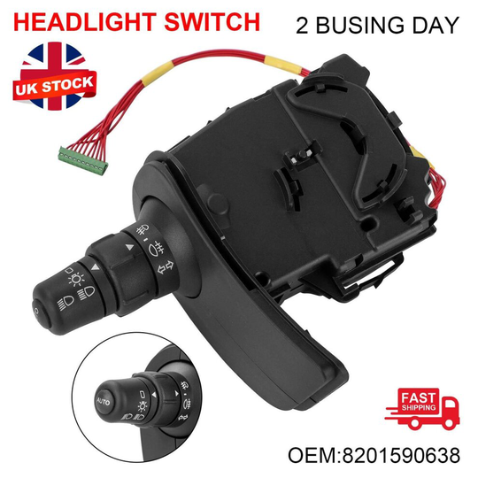 Headlight Switch Light Indicator Stalk Renault Clio MK3 Modus Kangoo
