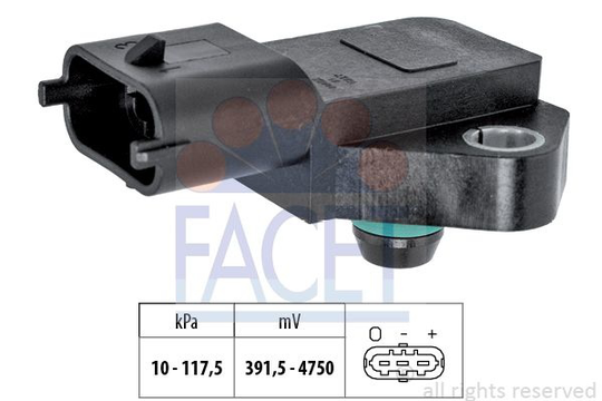 Air Pressure Sensor, height adaptation Made in Italy - OE Equivalent 103135