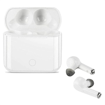 TWS A12 Bluetooth Earphones with Microphone - White