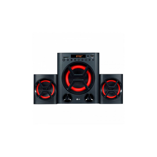 Mini Hifi LG LK72B 40W Bluetooth Black Red