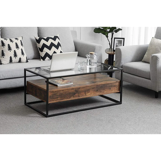 Mcauliffe Frame Coffee Table with Storage