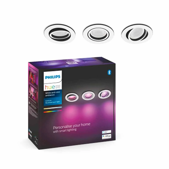 Philips Hue Centura Recessed R. White 3x5.7W