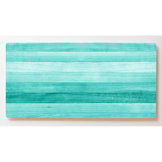 Backlight Motif Wall Picture Wooden Plates Turquoise Magnetic Cork Board