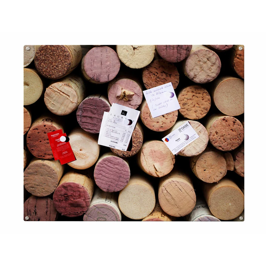 Cork Magnetic Wall Mounted Photo Memo Board