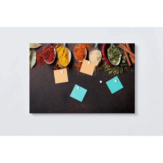 Spices Magnetic Wall Mounted Cork Board