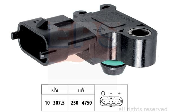 Air Pressure Sensor, height adaptation Made in Italy - OE Equivalent 1.993.244 EPS Facet 1993244
