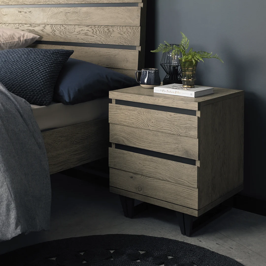 Merryman 2 Drawer Bedside Table