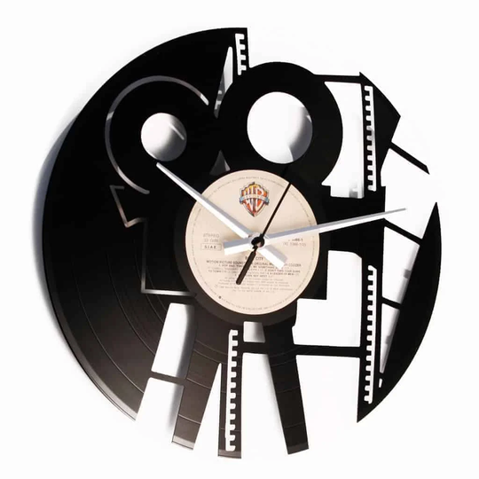 Action for Directors and Vinyl for Those Who Love Cinema 30cm Silent Wall Clock