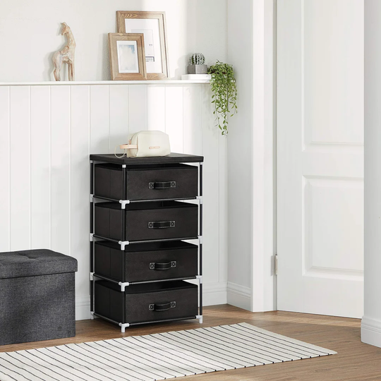 Palmer 4 Drawer Bedside Table