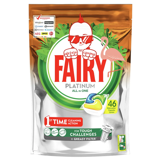 Fairy ADW Platinum Lemon 46-Pack Flamingo Limited Edition