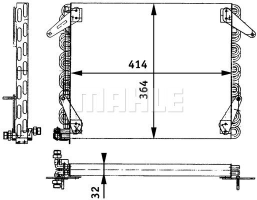 Condenser Air Conditioning 8FC351317-381 by BEHR