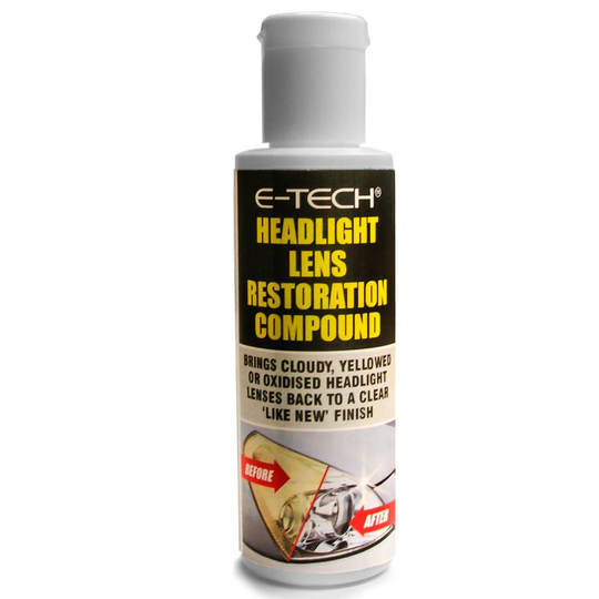Headlight Cleaner Lamps & Tail Lights Clear Lens Restoration Compound Wax