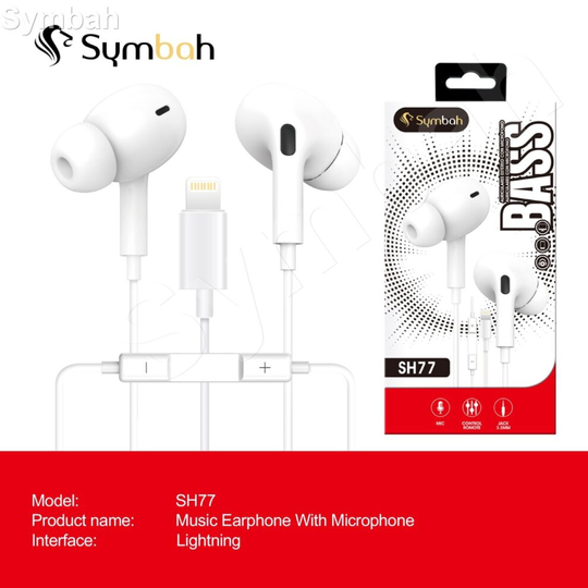 Symbah Bluetooth Wired Headset Earphones Earbuds For Apple iPhone 7 8 Plus X IN-EAR