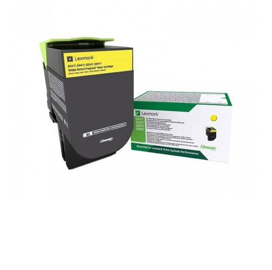 Lexmark Yellow Return Program Toner Cartridge
